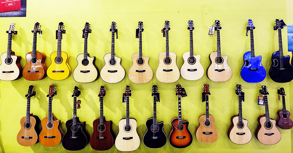 Smiger Guitars with diffrent shapes and color