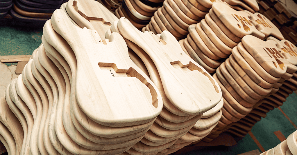 Guitar Cutting and polishing