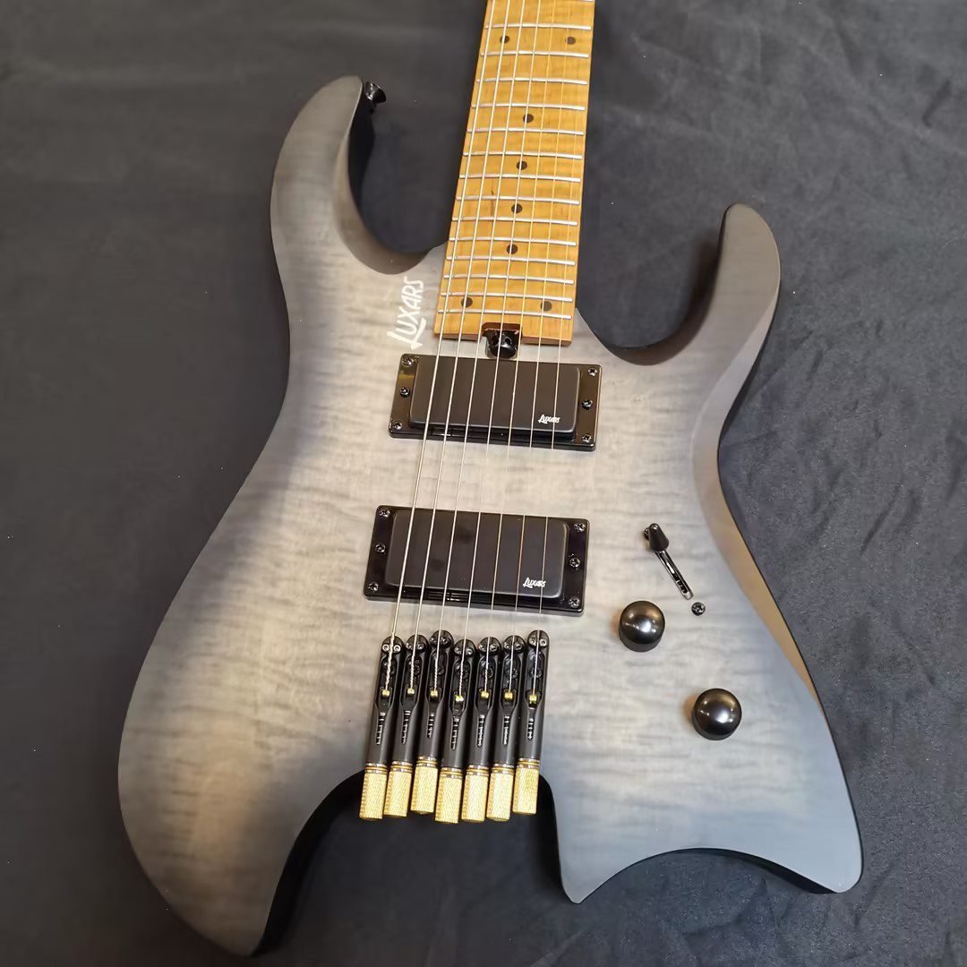Luxars S-G63-7 headless electric guitar - Smiger Guitar Creating