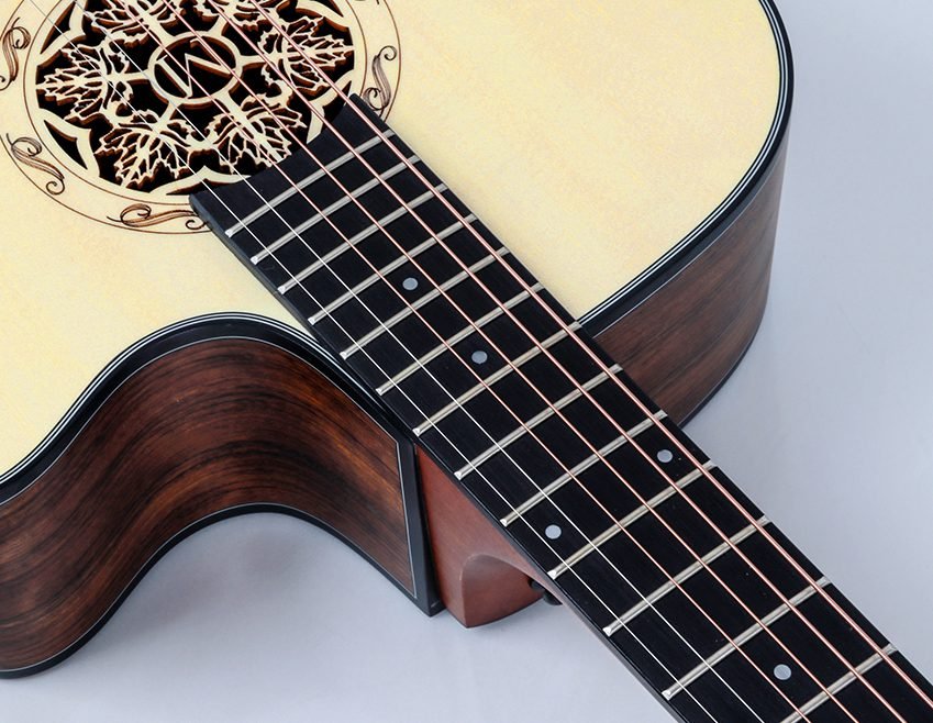 Smiger 40-inch LG Soundhole Carved Series Acoustic Guitar LG